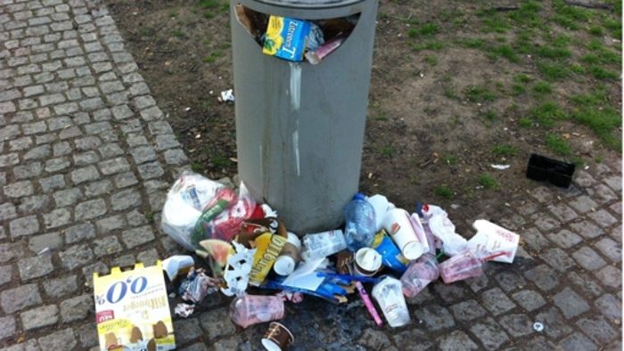 Stuttgart will Müllsündern wieder Moral beibringen