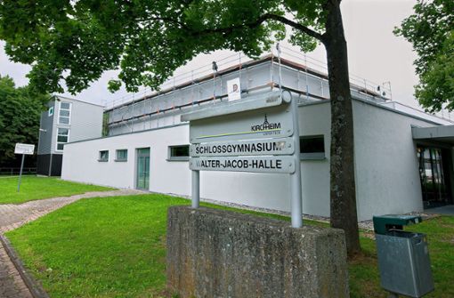 Die Halle am   Schlossberggymnasium Kirchheim  ist bereits saniert. Foto: Pressefoto Horst Rudel