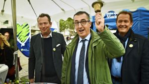 „Was der Mensch sät, das wird er ernten“, so der Bundeslandwirtschaftsminister Cem Özdemir bei der Eröffnung des Erntedank-Wochenmarkts. Foto: Lichtgut /Ferdinando Iannone