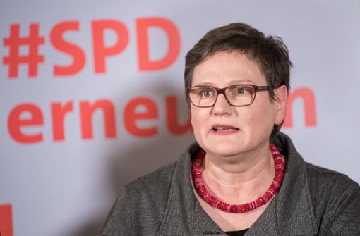 SPD-Landeschefin Leni Breymaier sieht eine leichte Tendenz für Koalitionsverhandlungen mit der Union. Foto: dpa