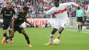 Das Tempo ist seine Stärke: VfB-Stürmer Silas Katompa (rechts). Foto: Pressefoto Baumann/Hansjürgen Britsch