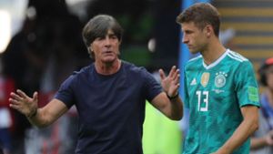 Bundestrainer Joachim Löw beabsichtige, Thomas Müller für die Fußball-EM in diesem Sommer zu nominieren. Foto: dpa/Christian Charisius