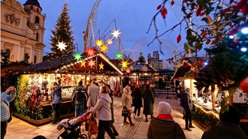 Mit dem Beginn des barocken Markts läutet Ludwigsburg die Weihnachtszeit ein. Foto: Simon Granville