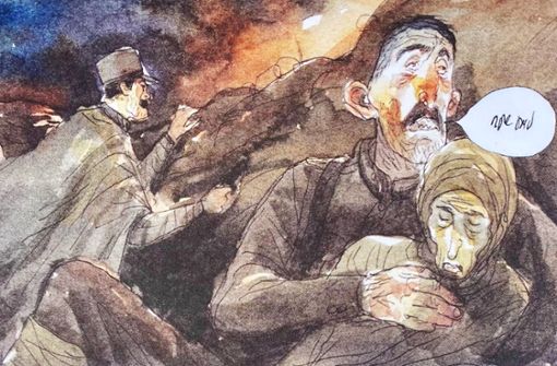 Der Comic „Eine Geschichte“ führt uns auch hinein in die Gräben  des Ersten Weltkriegs. Foto: Avant/Gipi