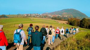 Eine Wanderung der Ortsgruppe Vaihingen des Schwäbischen Albvereins führte vergangenes Jahr zu den Kaiserbergen. Foto: z