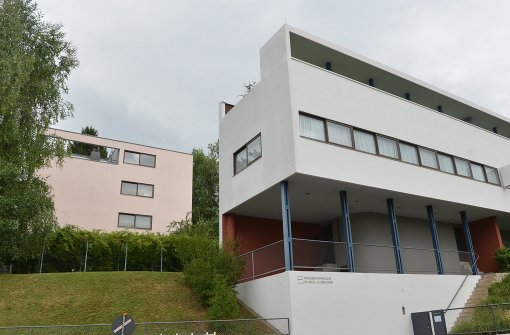Die zwei Häuser des Architekten Le Corbusier in der Stuttgarter Weissenhofsiedlung Foto: dpa