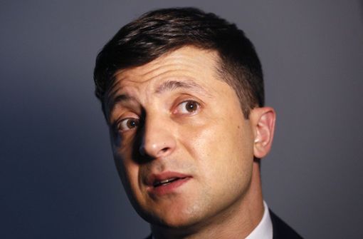 Wirkt wie der kleine Bruder des ukrainischen Präsidentem Poroschenko: Wolodymyr Selenski. Foto: AP
