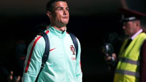 Nach den verheerenden Waldbränden wird in Portugal getrauert – auch die Fußball-Nationalmannschaft um Cristiano Ronaldo . Foto: AFP