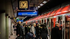Mit Stuttgart 21 soll sich für Reisende vom Flughafen (hier der S-Bahn-Halt) die Fahrzeit in die City deutlich verkürzen. Foto: Lichtgut/Achim Zweygarth