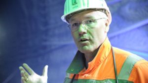 Georg Hofer ist Tunnelbauer – er arbeitet als Bauleiter für das Bahnprojekt Stuttgart-Ulm im Stuttgarter Untergrund. Foto: Siri Warrlich
