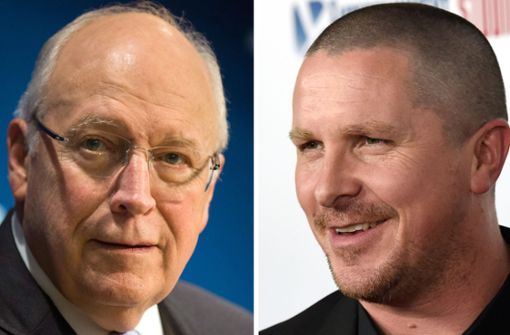 Wie verwandelt sich Christian Bale (rechts) in den ehemaligen US-Vizepräsidenten Dick Cheney (links)? Ein Trailer zum Spielfilm „Vice“ gibt einen Vorgeschmack. Foto: dpa