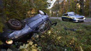 Der 25-Jährige hatte in Degerloch die Kontrolle über sein Fahrzeug verloren. Foto: 7aktuell.de/Oskar Eyb