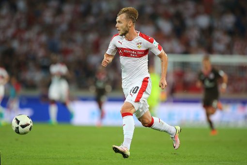 Alexandru Maxim wird erst spät eingewechselt, belebt aber dann das Spiel des VfB Stuttgart. Foto: Getty Images