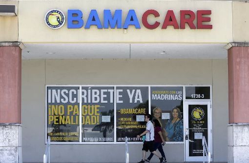 US-Präsident Donald Trump ist mit seinem Ziel, die Krankenversicherung „Obamacare“ abzuschaffen, endgültig gescheitert. Foto: AP
