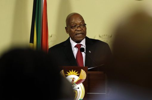 Südafrikas Präsident Zuma hat sein Amt mit sofortiger Wirkung niedergelegt Foto: AP