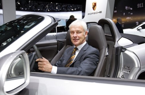 Porsche-Vorstandsvorsitzender Matthias Müller Foto: dpa