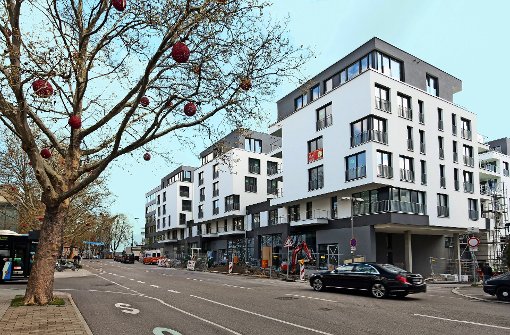 Auf dem innerstädtischen Feger-Areal in der Mercedesstraße  sind erst kürzlich neue Wohnungen entstanden. Foto: factum/Granville