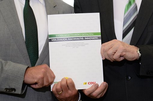 Im Juli hat die grün-schwarze Koalition ihren Koalitionsvertrag vorgestellt. Foto: dpa