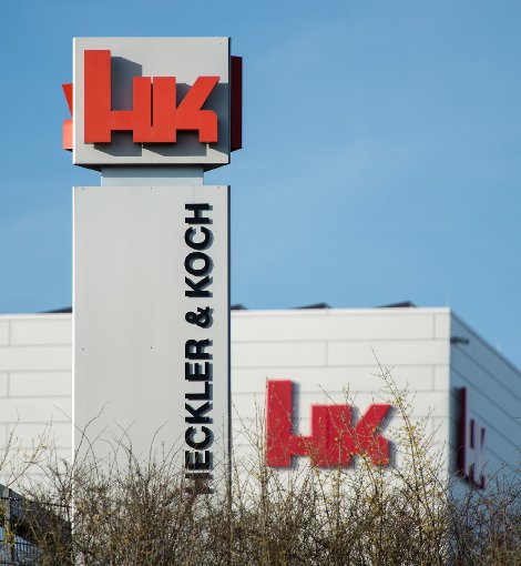 Die 690 Mitarbeiter von Heckler & Koch verteidigen sich gegen Vorwürfe Foto: dpa