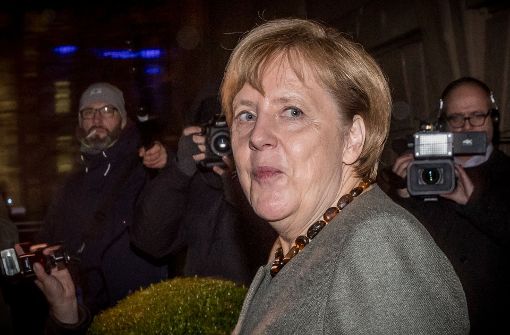 Kanzlerin Merkel sagt morgens um vier: „Guten Morgen, heute geht’s weiter.“ Foto: dpa