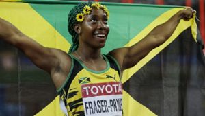 Die schnellste Frau der Welt: Shelly-Ann Fraser-Pryce Foto: AP