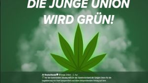 Dieses Bild hatte die Junge Union Deutschlands am 1. April auf Twitter gepostet. Foto: Screenshot/JU Deutschland