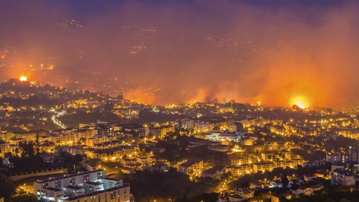 150 Häuser in Funchal niedergebrannt