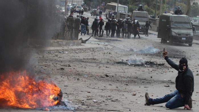 Kairo: Gas über dem Tahrir-Platz