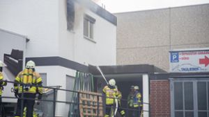 Die Feuerwehr ist zu einem Brand in Fellbach-Oeffingen ausgerückt. Foto: 7aktuell.de/Sven Adomat