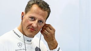 Michael Schumacher an der Rennstrecke   – so haben ihn seine Fans in Erinnerung. Foto: dpa/Diego Azubel