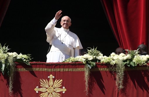 Der argentinische Pontifex Papst Franziskus feiert am Sonntag die Ostermesse auf dem Petersplatz. Foto: Getty Images Europe