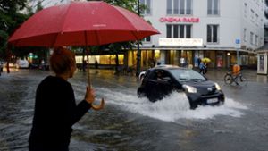 Der Jahrhundertregen hatte in Berlin zu massiven Überschwemmungen geführt. Foto: dpa