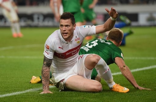 Kann Daniel Ginczek am Samstag gegen den SC Freiburg für den VfB Stuttgart auflaufen? Foto: Bongarts/Getty Images