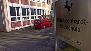 Den Schülern an der Fritz-Leonhardt-Realschule fehlt es an Platz. Foto: Tilman Baur