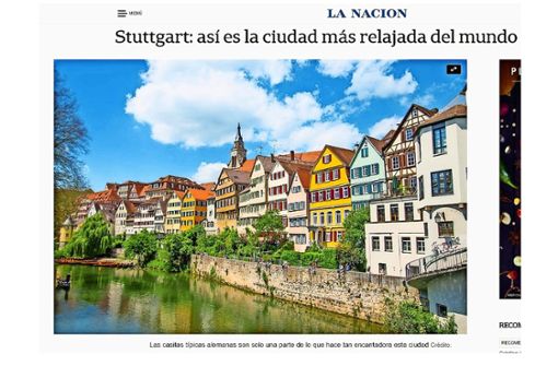 Die originelle Bildauswahl : „Stuttgart – dies  ist die entspannteste Stadt der Welt“ – mit einem Motiv von Tübingen Foto: StZ