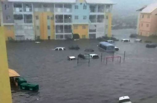 Hurrikan „Irma“ wütet in der Karibik. Foto: AFP