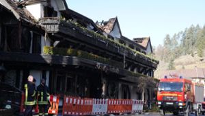 Das Restaurant Schwarzwaldstube im Hotel Traube Tonbach ist ausgebrannt. Foto: Andreas Rosar Fotoagentur-Stuttg