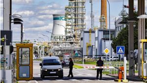 Seit Januar 2023 nimmt die Raffinerie in Schwedt (Uckermark) kein russisches Öl mehr ab. Zuvor war sie über die Druschba-Pipeline direkt mit Russland verbunden. Foto: imago/Jochen Eckel