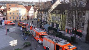 Am Dienstag war es zu dem Brand am Wilhelm-Geiger-Platz gekommen. Foto: Andreas Rosar