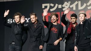 Die Mitglieder von One Direction (von links) Harry Styles, Liam Payne, Louis Tomlinson, Zayn Malik und Niall Horan wollen eine Pause einlegen. Foto: AP
