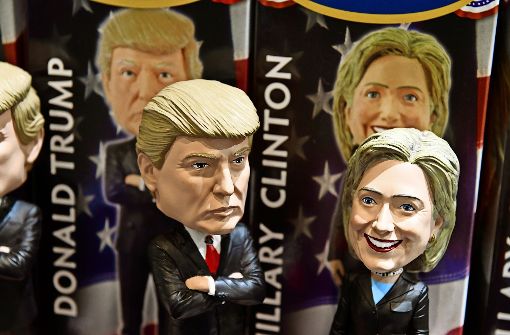 Der Wettkampf zwischen Donald Trump und Hillary Clinton um das Präsidentenamt  gilt als einer der heftigsten in der Geschichte der USA. Foto: AFP