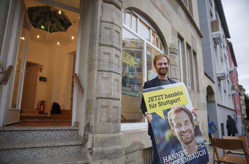 Will Fritz Kuhn im Stuttgarter Rathaus beerben: Hannes Rockenbauch Foto: Lichtgut/Julian Rettig