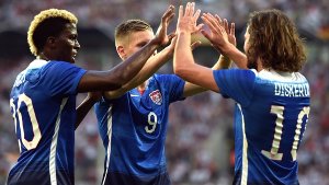 Die Fußballer der USA haben des Freundschaftsspiel gegen Deutschland in Köln mit 2:1 gewonnen. Foto: dpa