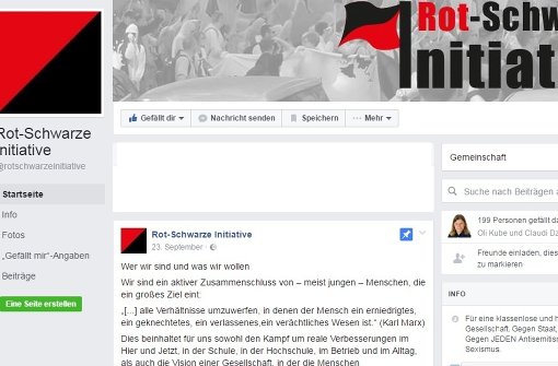 Der Facebook-Auftritt der neuen, linken Gruppe von Oliver Kube. Foto: STZ