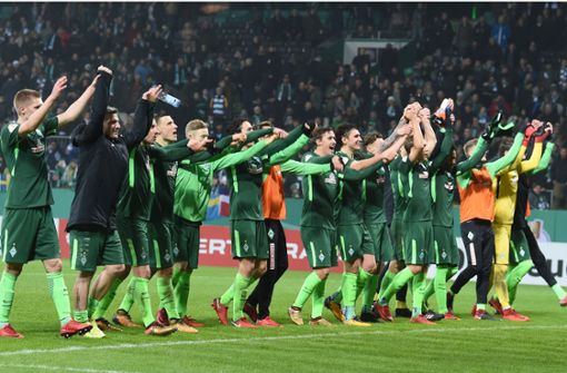 Werder Bremen darf sich freuen. Foto: dpa
