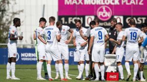 Das Team von Trainer Frank Schmidt  musste sich Nürnberg geschlagen geben. Foto: IMAGO/Eibner/IMAGO/Eibner-Pressefoto/Heike Feiner
