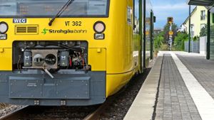 Die Strohgäubahn ist nach der Streckensperrung wieder planmäßig unterwegs. Foto: factum/Archiv