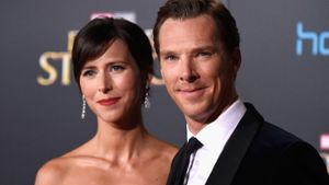Benedict Cumberbatch und seine Frau Sophie Hunter erwarten Nachwuchs. Foto: AFP
