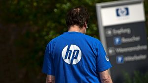 HP-Mitarbeiter blicken unruhigen Zeiten entgegen Foto: dpa