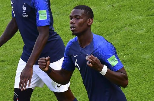 Paul Pogba hat die Franzosen vor einem Fehlstart in die Fußball-WM bewahrt Foto: AFP